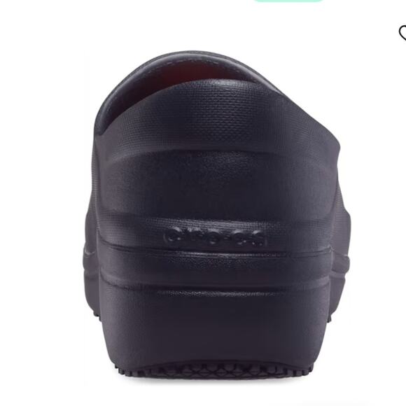 CROCS Women’s Neria Pro ll Slip-Resistant Work Clog. Black/Red interior. Size 9 - Picture 13 of 13